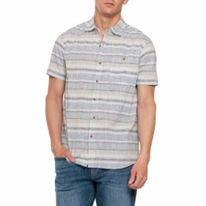(取寄) ノースリバー ホリゾンタル クロスハッチ シャツ - ショート スリーブ North River Horizontal Crosshatch Shirt - Short Sleeve 