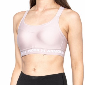 (取寄) アンダーアーマー クロスバック スポーツ ブラ - ハイ インパクト Under Armour Crossback Sports Bra - High Impact Dash Pink