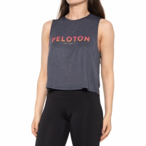 (取寄) ペロトン アクティブ クロップ マッスル タンク トップ PELOTON Active Crop Muscle Tank Top  Black