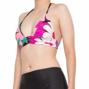 (取寄) ラ ブランカ イン フル ブルーム トライアングル ビキニ トップ - リバーシブル La Blanca In Full Bloom Triangle Bikini Top - 