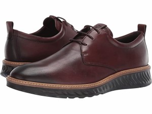 (取寄) エコー メンズ ST1 ハイブリット プレーン トゥ タイ ECCO men  ST1 Hybrid Plain Toe Tie Cognac