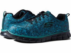 (取寄) スケッチャーズ ワーク レディース シュア トラック コンプ トゥ SKECHERS Work women  Sure Track Comp Toe Green/Multi