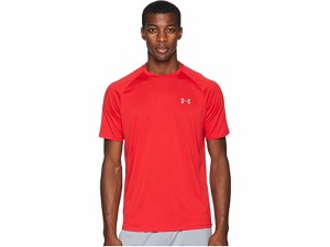 (取寄) アンダーアーマー メンズ Ua テック ショート スリーブ ティー Under Armour men  UA Tech Short Sleeve Tee Red/Graphite