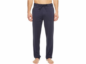 (取寄) ハンロ メンズ ナイト アンド デイ ニット ラウンジ パンツ Hanro men  Night and Day Knit Lounge Pants Black Iris