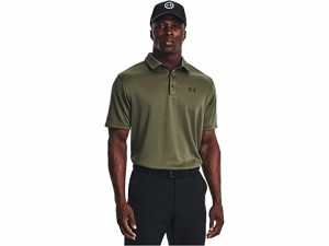 (取寄) アンダーアーマー ゴルフ メンズ テック ポロ Under Armour Golf men Under Armour Golf Tech Polo Marine OD Green/Black