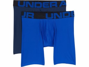 (取寄) アンダーアーマー メンズ テック 6 ボクサージョック 2-パック Under Armour men  Tech 6" Boxerjock 2-Pack Royal/Academy