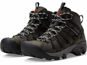 (取寄) キーン メンズ ボヤジュール ミッド KEEN men KEEN Voyageur Mid Steel Grey/Scarlet Ibis