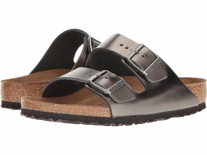 (取寄) ビルケンシュトック レディース アリゾナ ソフト フットベッド - メタリック レザー Birkenstock women Birkenstock Arizona Soft