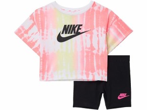 (取寄) ナイキ キッズ ガールズ ボクシー T-シャツ アンド バイク ショーツ セット (トドラー) Nike Kids girls Nike Kids Boxy T-Shirt 