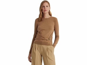 (取寄) ローレン ラルフローレン レディース ツイスト-フロント コットンブレンド セーター LAUREN Ralph Lauren women LAUREN Ralph Lau