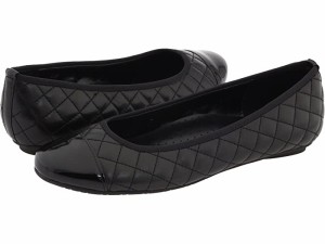 (取寄) ヴァネリ レディース サリーン Vaneli women  Serene Black Nappa/Black Patent