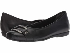 (取寄) トロッターズ レディース シズル シグニチャー Trotters women  Sizzle Signature Black Soft Burnished Leather