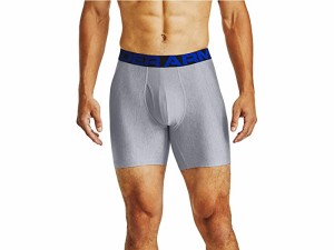 (取寄) アンダーアーマー メンズ テック 6 ボクサージョック 2-パック Under Armour men  Tech 6" Boxerjock 2-Pack Academy/Mod Gray Li