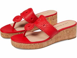 (取寄) ジャック ロジャース レディース ジャックス ミッド ウェッジ コルク Jack Rogers women Jack Rogers Jacks Mid Wedge Cork Fire 