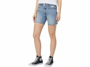 (取寄) リーバイス プレミアム レディース 501 ミッド タイ ショーツ Levi's Premium women Levi's Premium 501 Mid Thigh Shorts Odeon