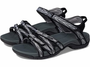 (取寄) テバ レディース ティラ Teva women Teva Tirra Palms Black/White