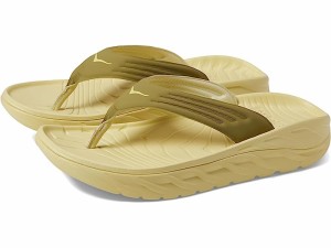 (取寄) ホカオネオネ メンズ オラ リカバリー フリップ Hoka men Hoka Ora Recovery Flip Green Moss/Celery Root