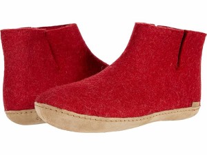 (取寄) グレーラップ ウール ブート レザー アウトソール Glerups  Wool Boot Leather Outsole Red