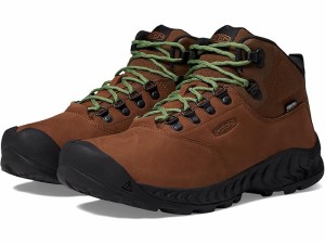 (取寄) キーン メンズ ネクシス エクスプローラ ミッド ウォータープルーフ KEEN men KEEN NXIS Explorer Mid Waterproof Bison/Golden Y