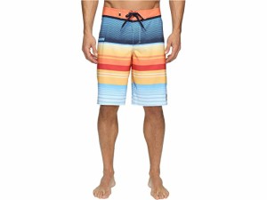 (取寄) クイックシルバー メンズ エブリデイ ストライプ ヴィー 21 ボードショーツ Quiksilver men  Everyday Stripe Vee 21" Boardshort