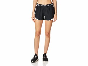 (取寄) アンダーアーマー レディース プレイ アップ ショーツ 3.0 Under Armour women Under Armour Play Up Shorts 3.0 Black/White/Whi