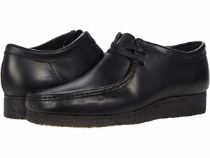 (取寄) クラークス メンズ ワラビー Clarks men Clarks Wallabee Black Leather 1