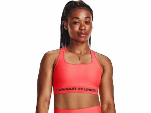 (取寄) アンダーアーマー レディース クロスバック ミッド ブラ Under Armour women Under Armour Cross-Back Mid Bra Beta/Black