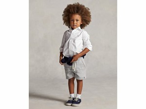 (取寄) ラルフローレン キッズ キッズ コットン オックスフォード スポーツ シャツ (リトル キッズ) Polo Ralph Lauren Kids kids  Cotto