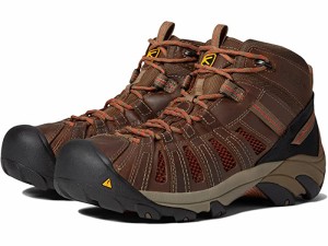 (取寄) キーン ユーティリティ メンズ フリント ミッド KEEN Utility men  Flint Mid Shitake/Rust