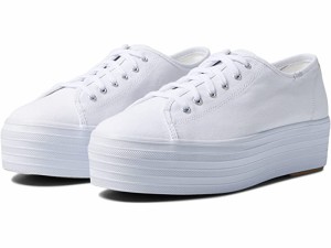 (取寄) ケッズ レディース トリプル アップ キャンバス Keds women  Triple Up Canvas White