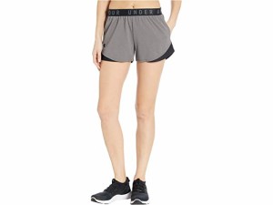 (取寄) アンダーアーマー レディース プレイ アップ ショーツ 3.0 Under Armour women  Play Up Shorts 3.0 Carbon Heather/Black/Black