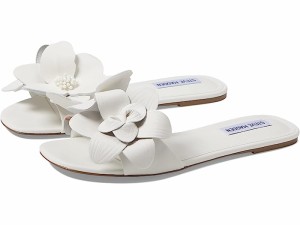 (取寄) スティーブマデン レディース メレナ サンダル Steve Madden women Steve Madden Melena Sandal White Leather