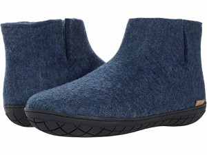 (取寄) グレーラップ ウール ブート ラバー アウトソール Glerups  Wool Boot Rubber Outsole Denim/Black Rubber