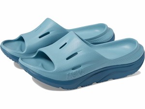 (取寄) キッズ オラ リカバリー スライド 3 (ビッグ キッド) Hoka Kids kids Hoka Kids Ora Recovery Slide 3 (Big Kid) Stone Blue/Blue