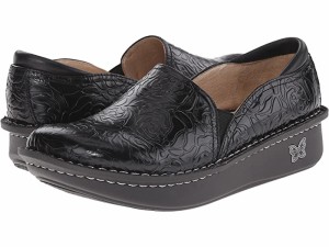 (取寄) アレグリア レディース デブラ プロフェッショナル Alegria women  Debra Professional Black Emboss Rose Leather