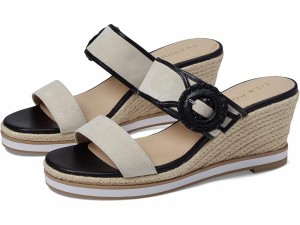 (取寄) ジャック ロジャース レディース カリー バックル ウェッジ Jack Rogers women Jack Rogers Callie Buckle Wedge Ivory/Black