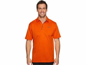 (取寄) アンダーアーマー ゴルフ メンズ テック ポロ Under Armour Golf men Under Armour Golf Tech Polo Team Orange/Graphite/Graphit