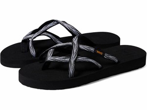 (取寄) テバ レディース オロワフ Teva women Teva Olowahu Palms Black/White