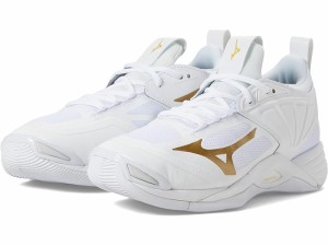 (取寄) ミズノ レディース ウェーブ モーメンタム 2 Mizuno women Mizuno Wave Momentum 2 White/Gold