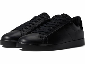 (取寄) エコー メンズ ストリート ライト レトロ スニーカー ECCO men ECCO Street Lite Retro Sneaker Black/Black Cow Leather/Calf Su