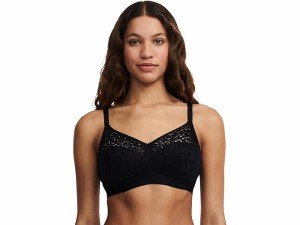 (取寄) シャンテル レディース ノラ サポーティブ ワイヤー フリー ブラ Chantelle women  Norah Supportive Wire Free Bra Black