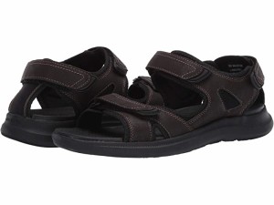 (取寄) ナン ブッシュ メンズ リオ ビスタ 3-ストラップ リバー サンダル Nunn Bush men  Rio Vista 3-Strap River Sandal Brown