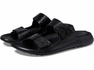 (取寄) エコー レディース 2nd コズモ トゥー バンド Lx スライド ECCO women ECCO 2nd Cozmo Two Band LX Slide Black