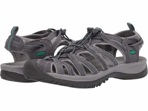 (取寄) キーン レディース ウィスパー KEEN women  Whisper Medium Grey/Peacock Green