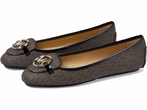 (取寄) マイケルコース レディース リリー モック MICHAEL Michael Kors women MICHAEL Michael Kors Lillie Moc Brown Mini MK Logo Sem