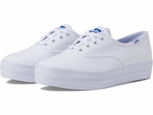 (取寄) ケッズ レディース ザ プラットフォーム キャンバス Keds women Keds The Platform Canvas White