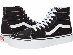 (取寄) バンズ Sk8-ハイ テーパード Vans  Sk8-Hi Tapered (Canvas) Black/True White