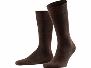 (取寄) ファルケ メンズ センシティブ ロンドン コットン ソックス Falke men Falke Sensitive London Cotton Socks Brown