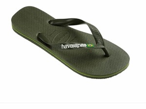 (取寄) ハワイアナス メンズ ブラジル ロゴ フリップ フロップ サンダル Havaianas men Havaianas Brazil Logo Flip Flop Sandal Moss/Mo