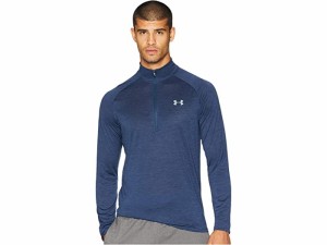 (取寄) アンダーアーマー メンズ Ua テック 1/2 ジップ Under Armour men Under Armour UA Tech 1/2 Zip Academy/Steel 1